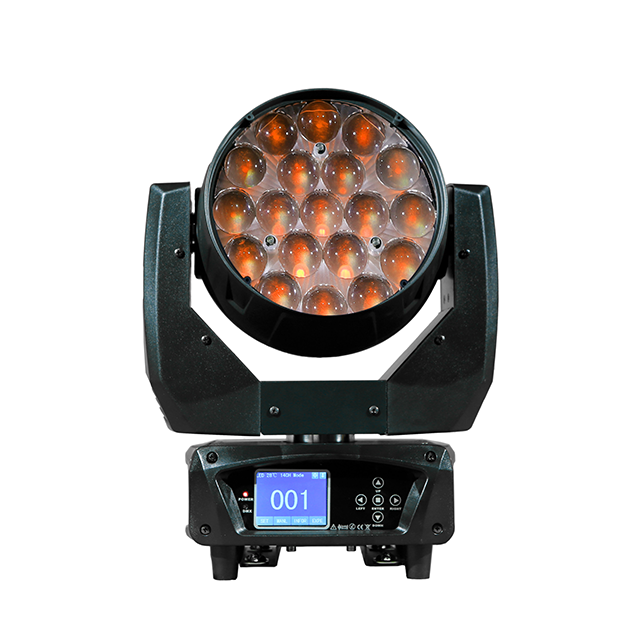 Mac Aura 19×15W LED זום תאורת שטיפת ראש נע 